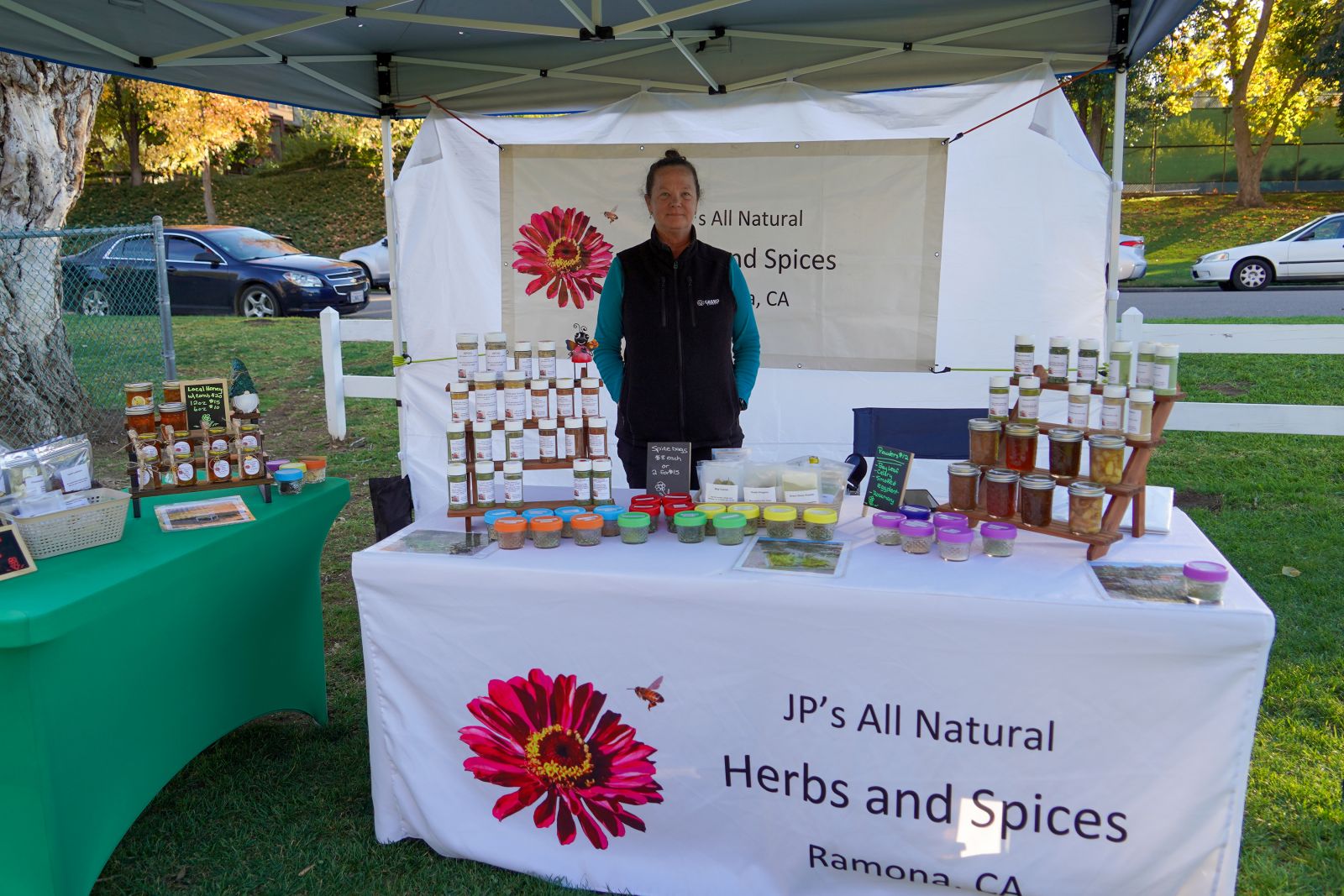 JP's All Natural Herbs & Spices at the San Diego Country Estates Holiday at the Ramona Oaks Park