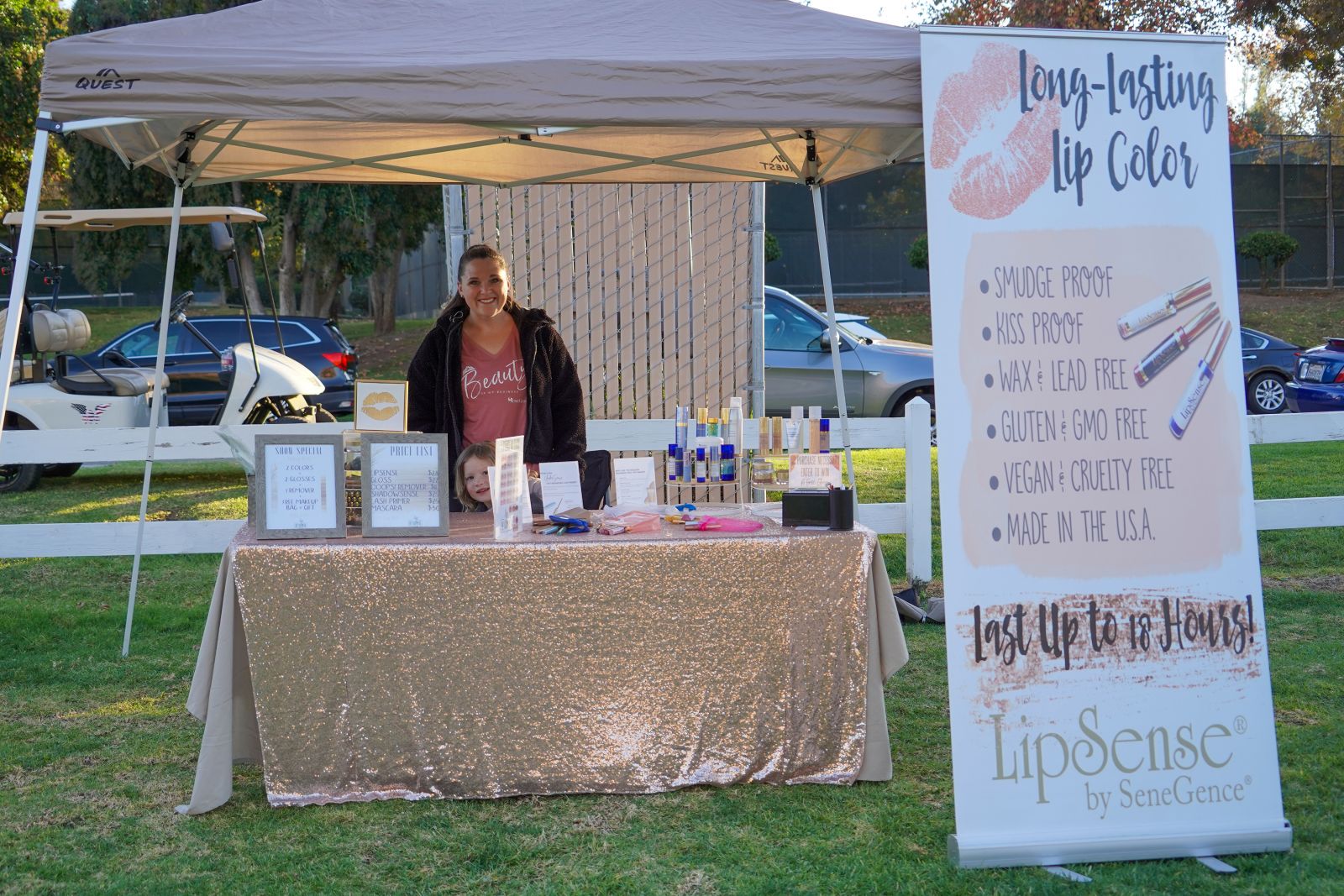 beYOUtiful by Angela Suwyn at the San Diego Country Estates Holiday at the Ramona Oaks Park