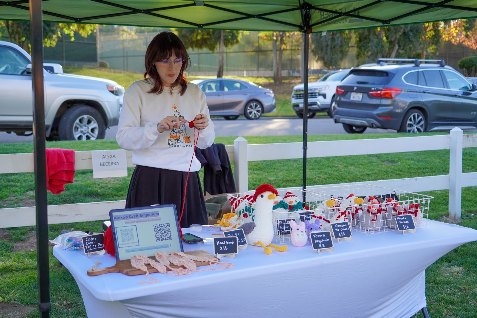 Alexa Becera Craft Emporium at the San Diego Country Estates Holiday at the Ramona Oaks Park